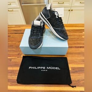 NEW - Philippe Model Trpx Women Sneakers Mixage Noir - 39 EU / 8M US